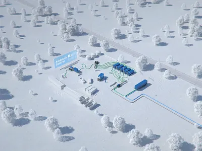 Pureline style frame / 004 3d aftereffects animation c4d cinema4d motion motiongraphics octane