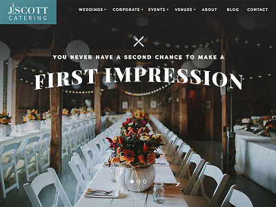 Catering Website catering food food and beverage hero home page layout restaurant ui visual design web design