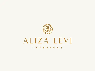 Aliza Levi Interiors brand branding classic design elegant feminine geometric illustration interior interior designer logo logo design minimal minimalist modern pretty typography