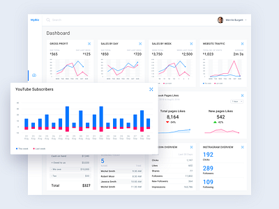 MyBiz Sale Dashboard admin panel business app dashboard uidesign userinterface