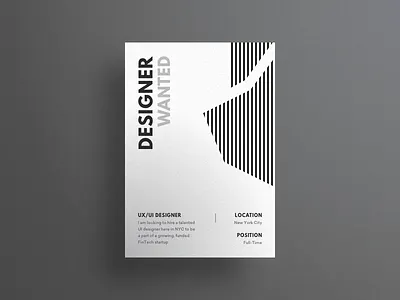 I'm hiring art branding card clean crypto crypto currency currency depth hiring illustration job job cv minimal minimalist new york resume resume design shadow simple website