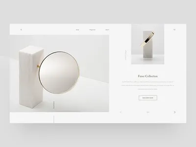 Industrial Design Article Preview Page (Concept) article design grid interface typography ui ux web web design website