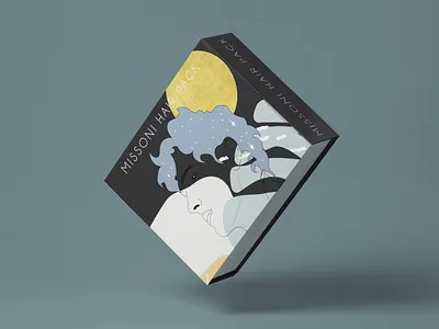 Missoni for Men Hair Care Pack abstract animation beauty black blue branding concept art cosmetic design drawing fashion gold illustration logo minimal modern packaging typography ui vector