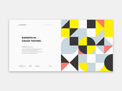 Prime Safety flat interface landing layout minimal modern pattern ui ui design web web design website