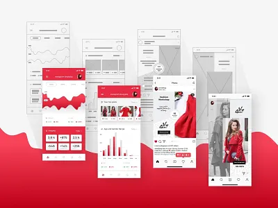 SellElephant - Instagram marketing service - Mocaps clean concept design illustration interface mobile ui