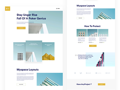 Conceptual Web UI agency clean concept design ecommerce flat interaction interface landing minimal product typography ui ux web webdesign website