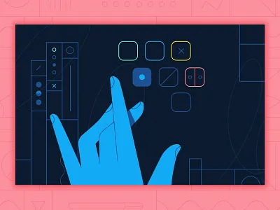Asana Business Header button campaign clean hand hands header pattern texture vector