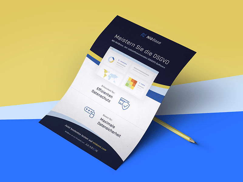 Example of NiōBase - A5 Ad / Flyer