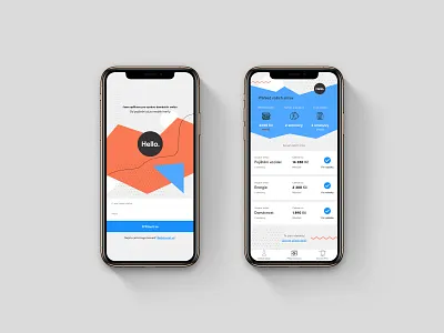 Insurance App Login & Dashboard app app concept app dashboard app design blue branding design digital flat identity illustration minimalism orange ui user experience ux vector