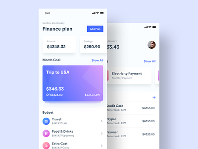 Financial ios app app best design clean design colorful app cryptocurrency app dribbble app exchanger app food delivery app ios apps mobile application modern app design service provider app wallet app