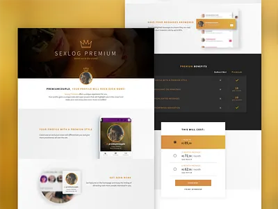 Premium Subscription business design business strategy interaction design landing page mobile plans pricing prototyping user experience user interface user research ux design ux strategy
