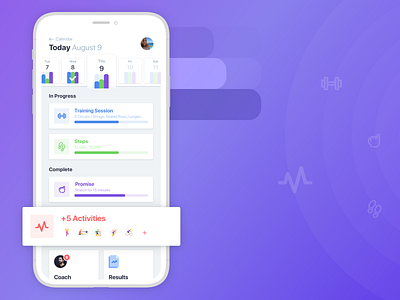 Dashboard / Ladder dashboard ios iphone mobile smartphone ui user interface ux