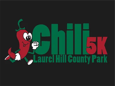 Chili 5K 5k branding color colors design footrace graphic icon illustration illustrator logo marathon pdx portland race simple type typography vector vintage