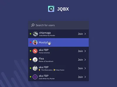 User Dropdown drop down interface status ui ux