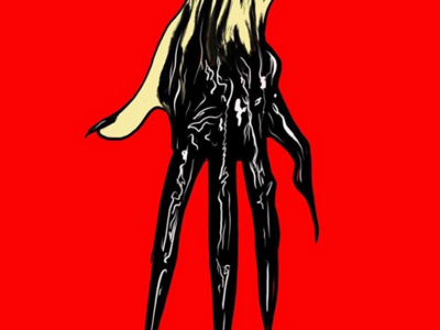 Inktober 8 - Gooey Hand art design digital fashion goth hand horror horror art scary