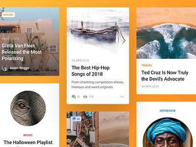 Web UI Kit (Concept) app blog design news post sketch typography ui uikit ux web