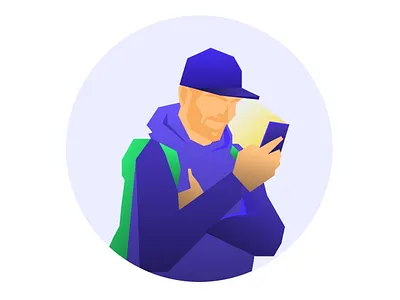 Vector Illustration challenge in XD #001 app clean design illustration ui ux vector web