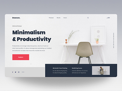 Dawson. art clean clean design color design ecommerce experience front end inspiration interaction interface minimal minimal design ui user ux visual web webdesign