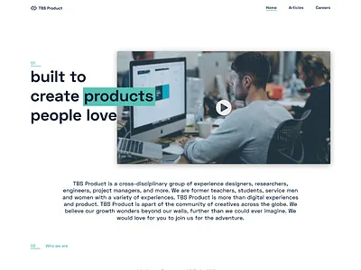 TBS Product Team branding design homepage illustration landing landing page oklahoma oklahoma city saas saas landing page simple ui ux vector
