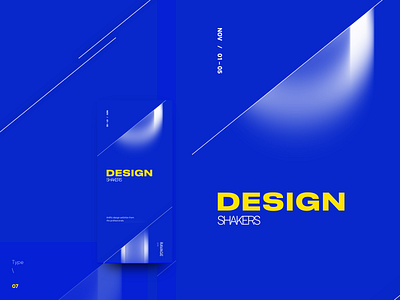 Type \ 07 - Design Shakers art daily type design druk event font inspiration poster soin sans neue type type art type daily typeface typografi typography
