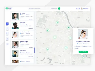Find m8 dashboard dashboard design find mate list map panel photoshop profiles ui users webdesign