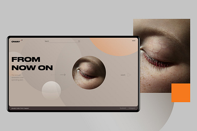 OWAY branding clean graphicdesgin minimal web