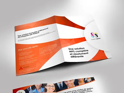 Hyper-Print Brochure advertise advertisement branding brochure brochure design company concept design digital logo marketing product