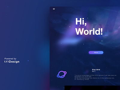Event Landing Page design ui ux xd