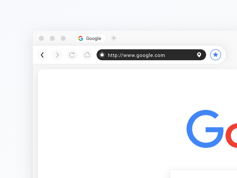 Example of 📺Redesign Google Chrome  📺