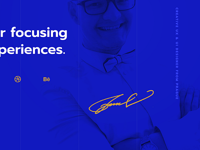 Portfolio landing page (WIP) branding clean color design digital flat font icons idea illustration logotype minimal portfolio social typography ui ux vector web website