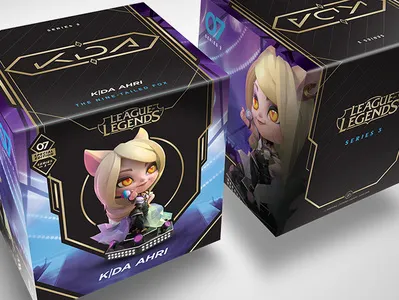 K/DA Ahri - Series 3 Packaging ahri kda leagueoflegends packagingdesign riotgames riotgamesmerch