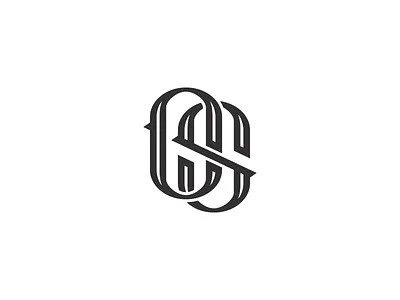 OS Monogram icon initials lettering logo monogram shirt typography