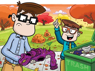 Highlights Magazine - October 2018 editorial editorial illustration highlights highlights magazine illustration kids lit magazine