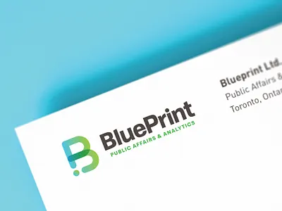 Blueprint Branding branding business card design logo