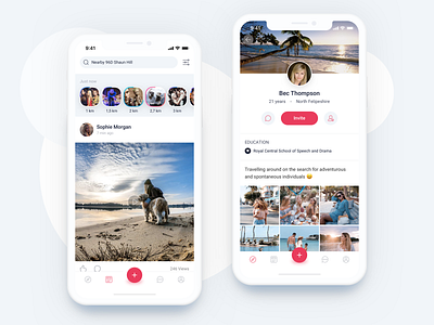 Events App [2/2] 99apps animation app branding clean color design design app event flat icon ios light logo mobile app typography ui ux ux ui vector