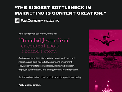 "Branded Journalism"