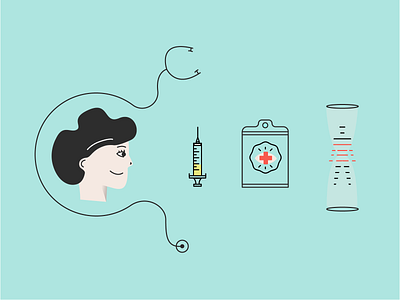 Illustrations For Cross Healthcare care cross doctor health medical patient practice roundglass wellbeing