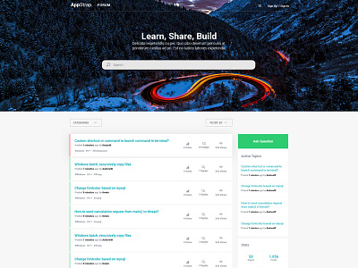 AppStrap Forum Homepage appstrap bootstrap bootstrap 4 theme ui