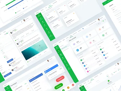 Social Media Analytics Dashboard analytics clean crm dashboard data finance landing page report sales social media statistic stats ui ux webdesign website