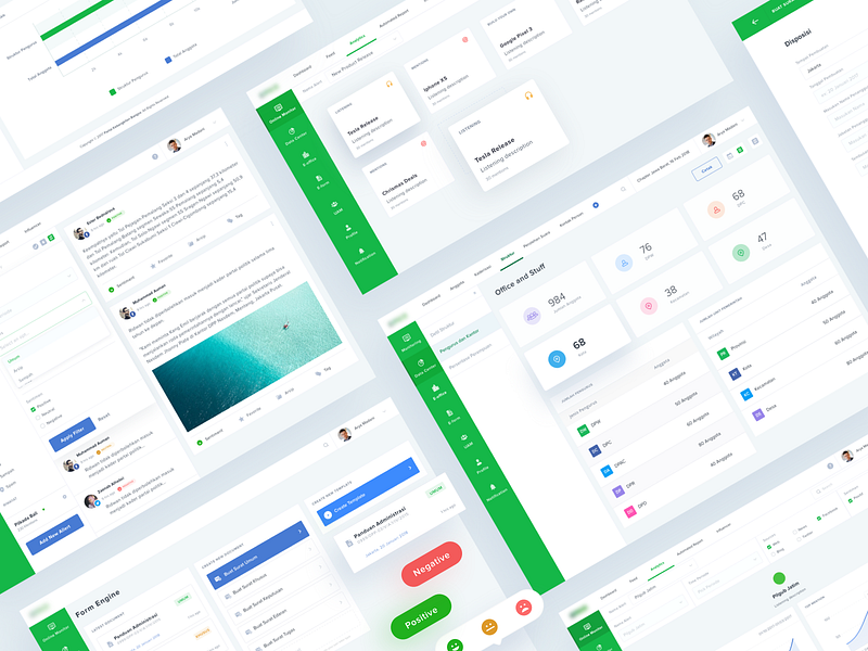 Social Media Analytics Dashboard analytics clean crm dashboard data finance landing page report sales social media statistic stats ui ux webdesign website