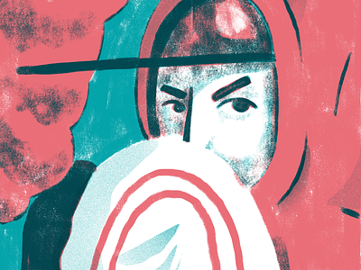 Underground Waitings character graffiti graffiti art illustration risograph