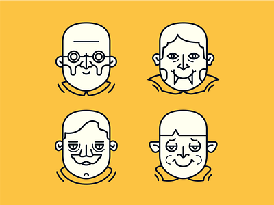 Self. Quad avatar boy character creature face gang guy human illustration image logo man picture profile quad
