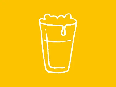 Let's drink a beer beer drink drip of beer glass greeting card greeting cards greetingcard illustration postcard postcard design postcardproject postcards tof ontwerp