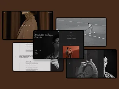 Long River concept design desktop elegant grid minimal minimalism site ui ux web
