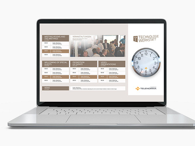 UI Tecnhologie Werkstatt branding brown click clock company concept design digital display eye catching inspiration modern news product ui update ux visualization web white