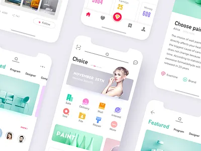 Decoration app decoration home team ui ux