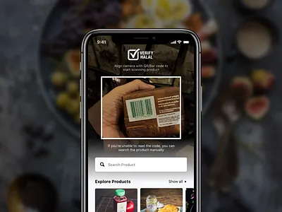 Verify Halal - Home barcode camera halal muslim product scan