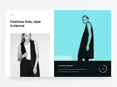Stylist 2d clean colours design flat geometry minimal type typography ui ux web