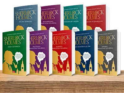 Book Cover - Sherlock Holmes Series book book cover cover cover design cover layout logo typography