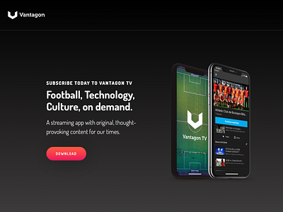 Logo & Website vantagon